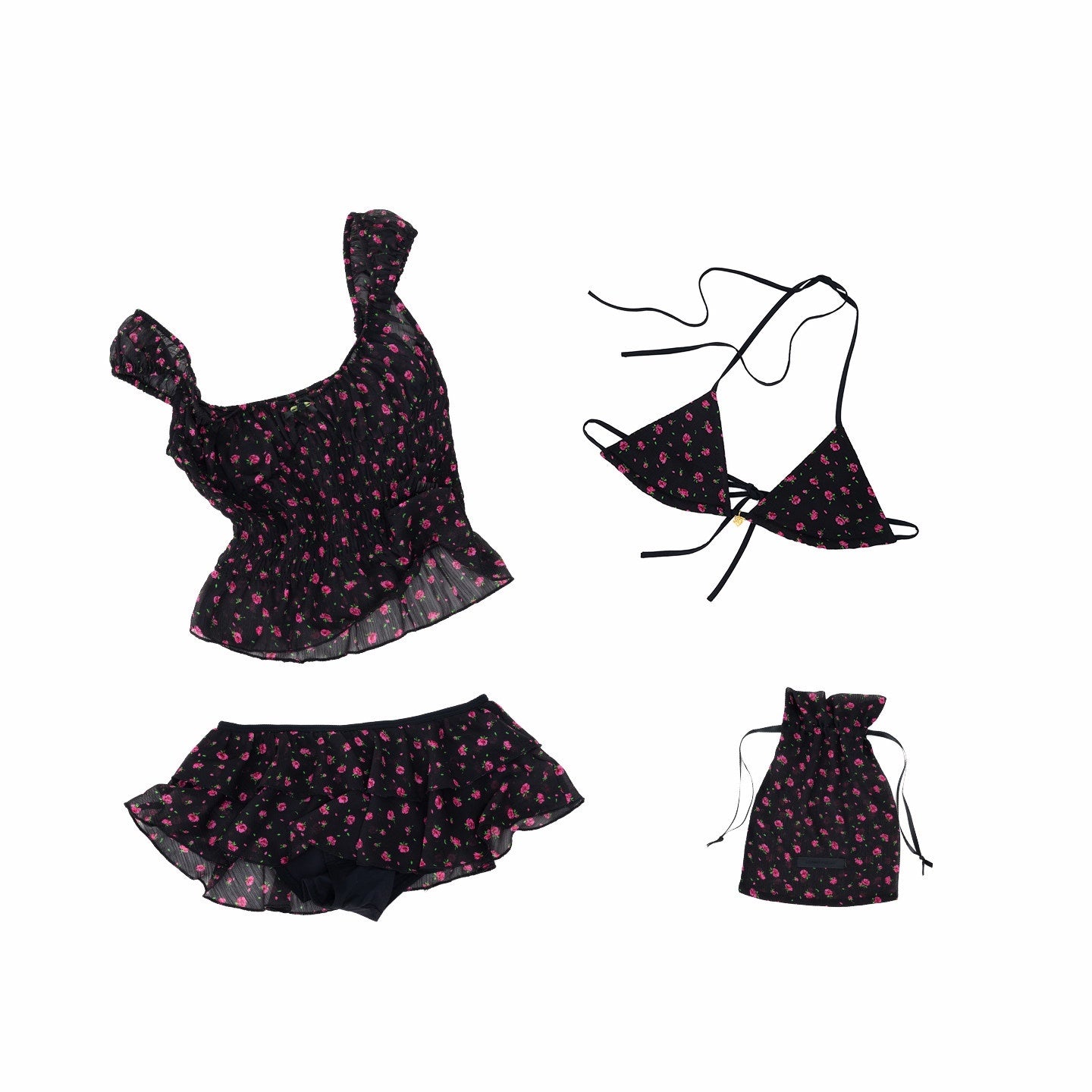 1JINN_STUDIO_Black_Floral_Large_U_Neck_Ruffled_Tiered_Bikini_Women&