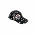 1JINN_STUDIO_Black_White_Polka_Dot_Animal_Print_Badge_Patch_Flat_Brim_Women&