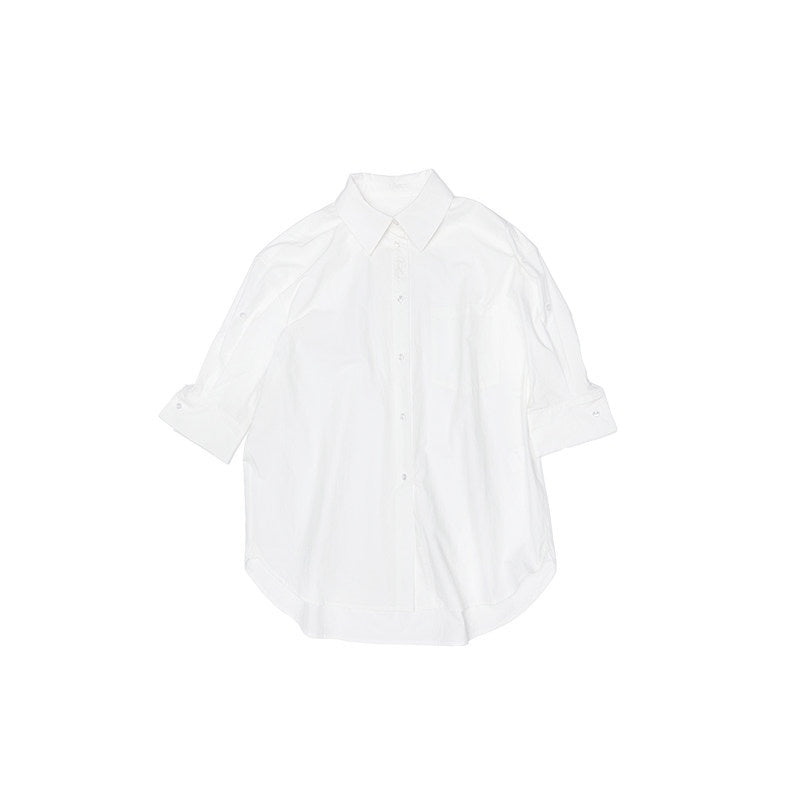 1JINN_STUDIO_Blue_Striped_Drop_Shoulder_Mid_Sleeve_Women&