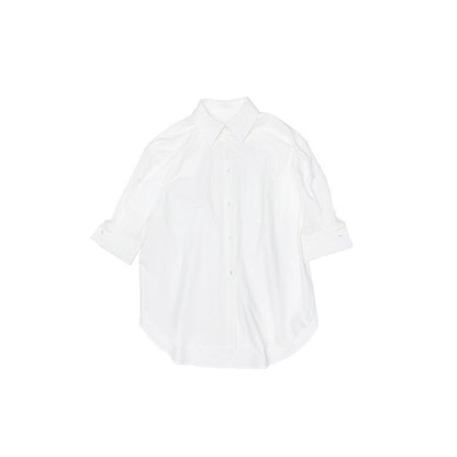 1JINN_STUDIO_Blue_Striped_Drop_Shoulder_Mid_Sleeve_Women&
