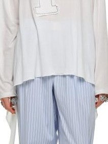 1JINN STUDIO Boxy Large Pocket Striped Jacquard Cargo Women&