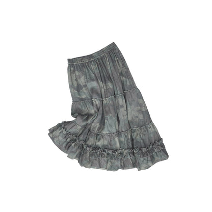 1JINN_STUDIO_Camouflage_Irregular_Ruched_Raw_Hem_Women&