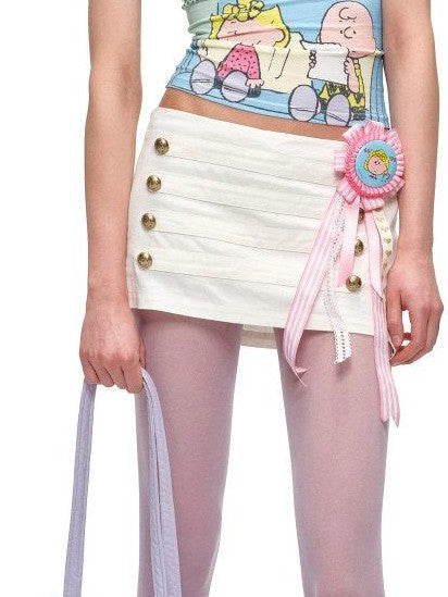 1JINN STUDIO Cartoon Comic Print Spaghetti Strap Fitted Slim Women&