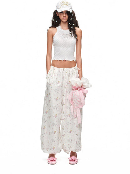 1JINN STUDIO Cartoon Jacquard Knit Vest Women&