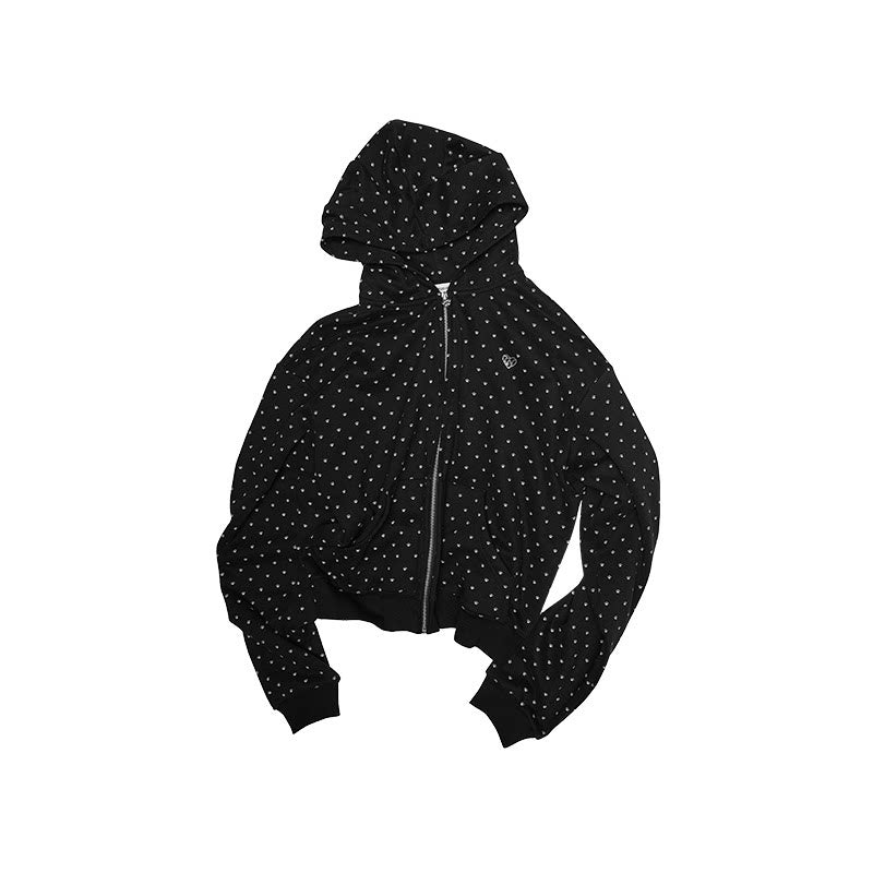 1JINN_STUDIO_Cat_Paw_Polka_Dot_Hooded_Zip_Cardigan_Women&
