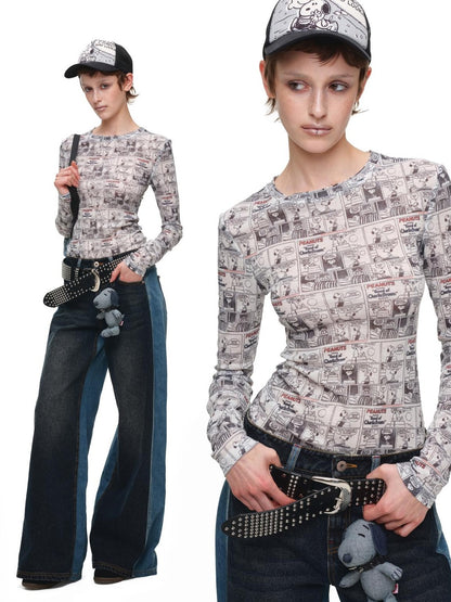 1JINN STUDIO Color Block Embroidered Women&