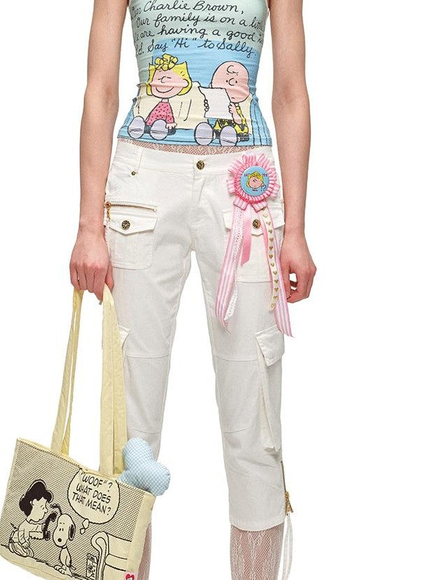 1JINN STUDIO Colorblock Comic Print Women&