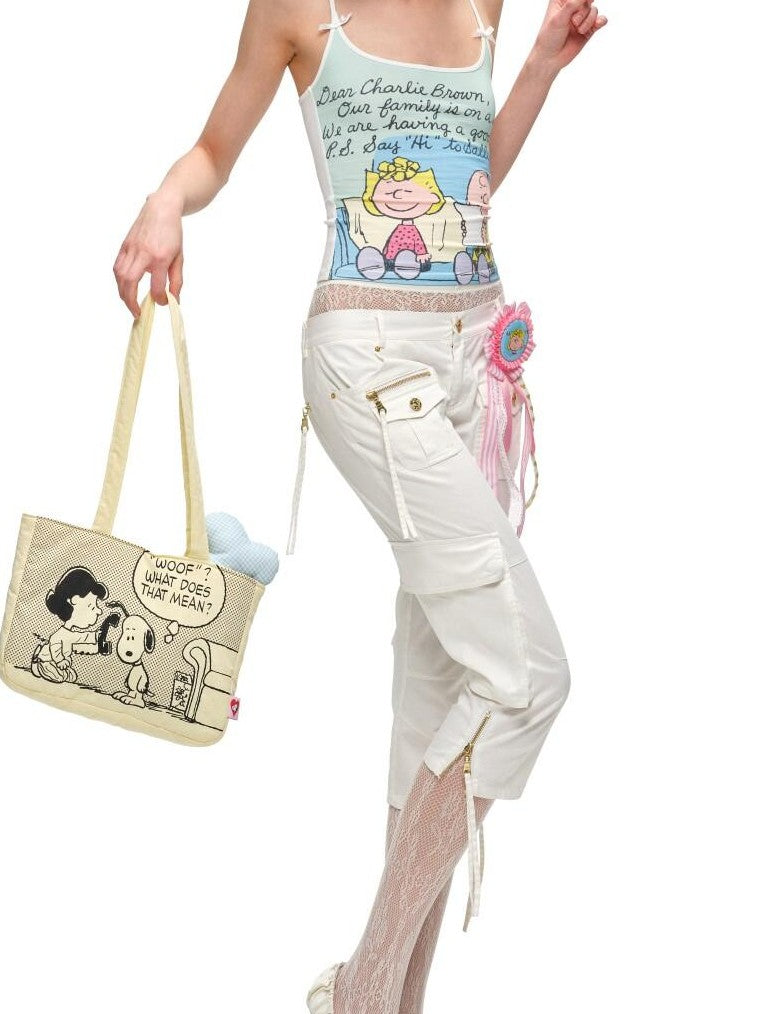 1JINN STUDIO Colorblock Comic Print Women&