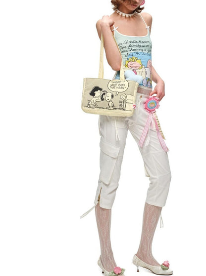 1JINN STUDIO Colorblock Comic Print Women&