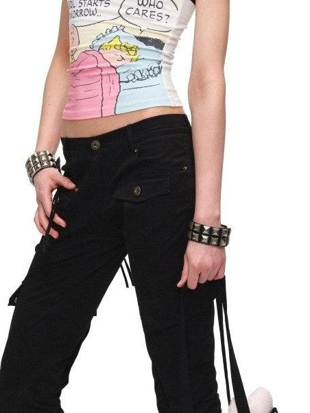 1JINN STUDIO Colorblock Comic Print Women&