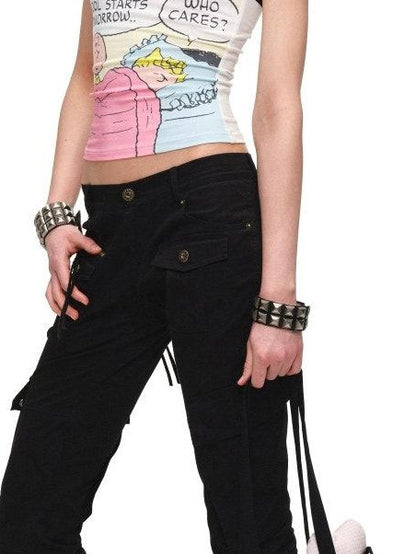 1JINN STUDIO Colorblock Comic Print Women&