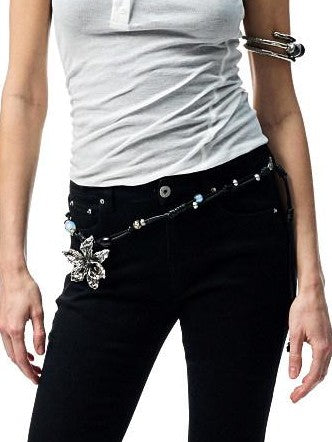 1JINN STUDIO Colorblock Faux Two Piece U Neck Slim Fit Women&