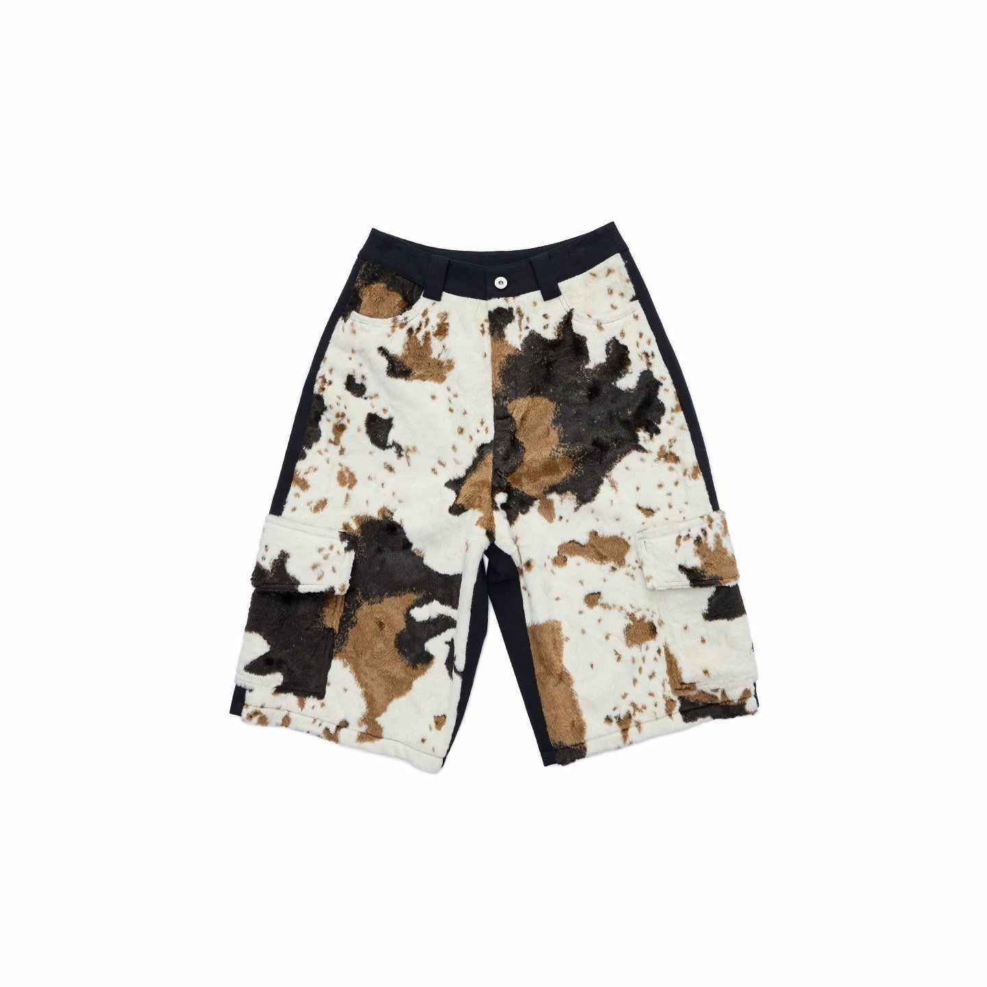 1JINN_STUDIO_Cow_Print_Patchwork_Cargo_Women&
