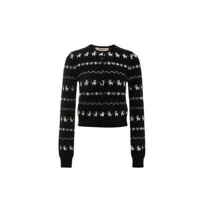 1JINN_STUDIO_Cropped_Cat_Jacquard_Fair_Isle_Slim_Fit_Women&