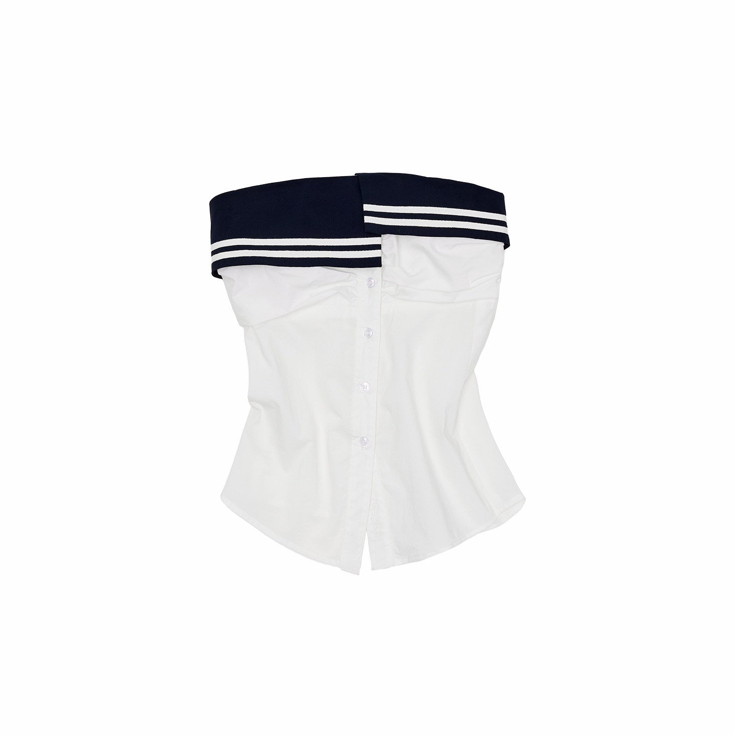 1JINN_STUDIO_Cropped_Nautical_Off_Shoulder_Sleeveless_Waist_Cinching_Women&