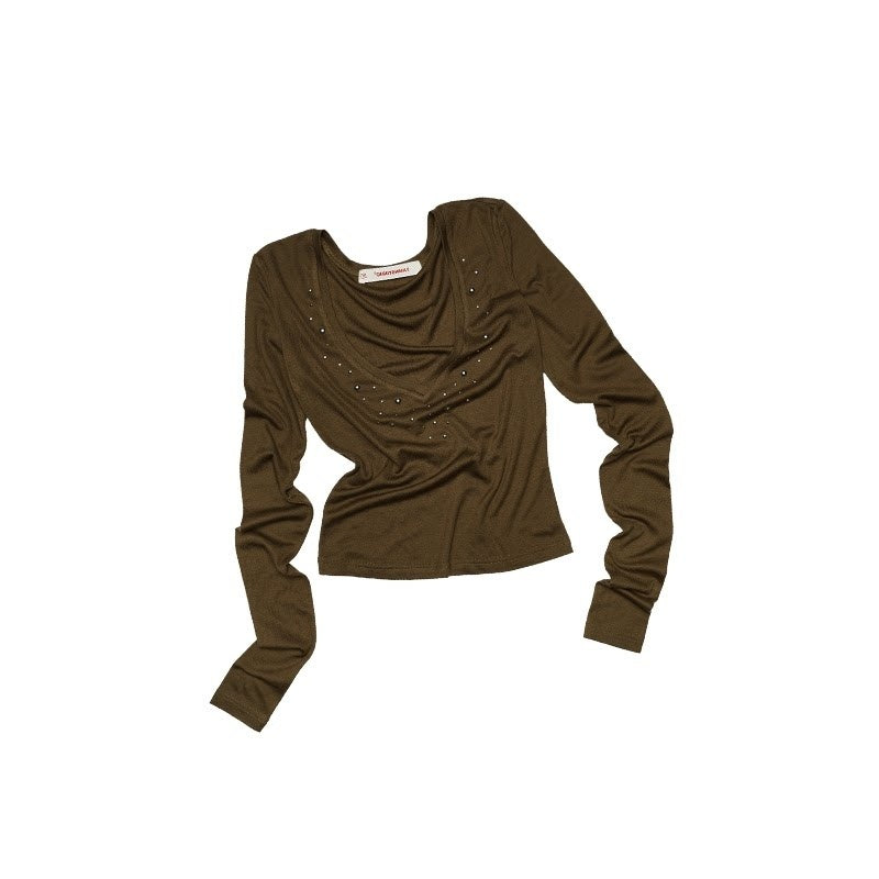 1JINN_STUDIO_Deep_V-neck_Studded_Rhinestone_Slimming_Women&