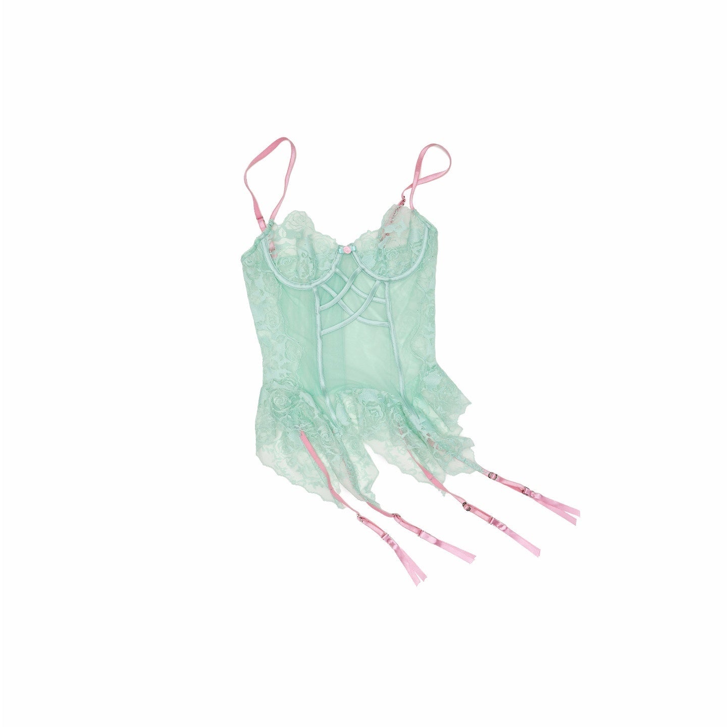 1JINN_STUDIO_Delicate_Micro_Sheer_Fishbone_Panel_Lace_Trim_Women&