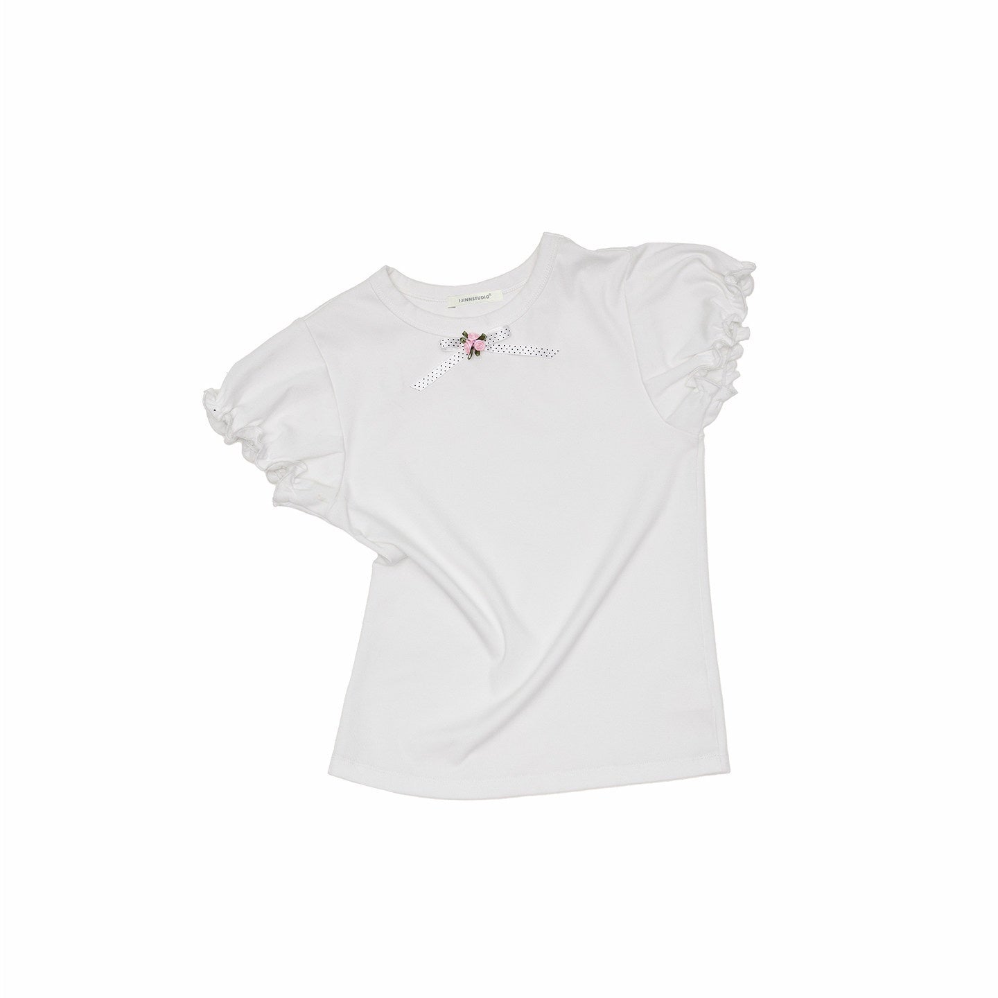 1JINN_STUDIO_Delicate_Rose_Bow_Puff_Sleeve_Women&
