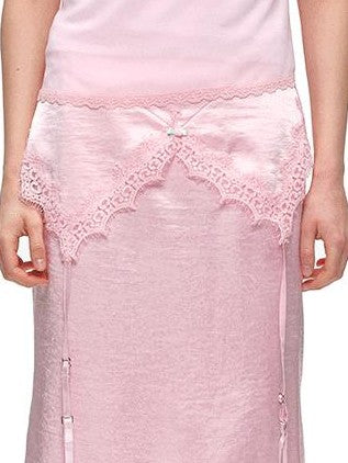 1JINN STUDIO Delicate Rose Bow Puff Sleeve Women&