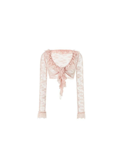 1JINN STUDIO Dreamy Lace Trim Close Fit Women&