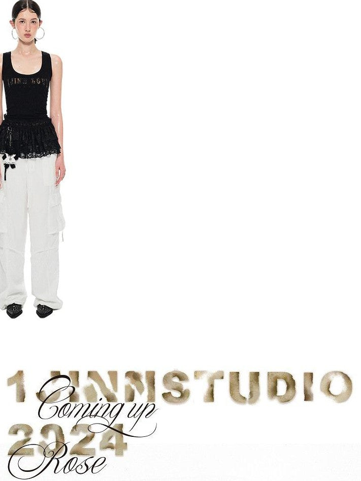 1JINN STUDIO Dreamy Lace Trim Close Fit Women&