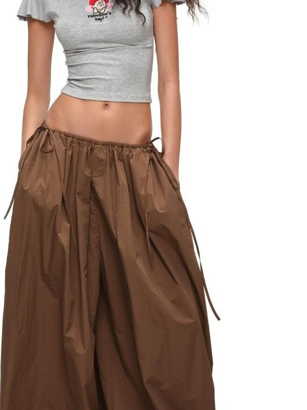 1JINN STUDIO Embroidered Flutter Sleeve Waist Cinch Fitted Women&