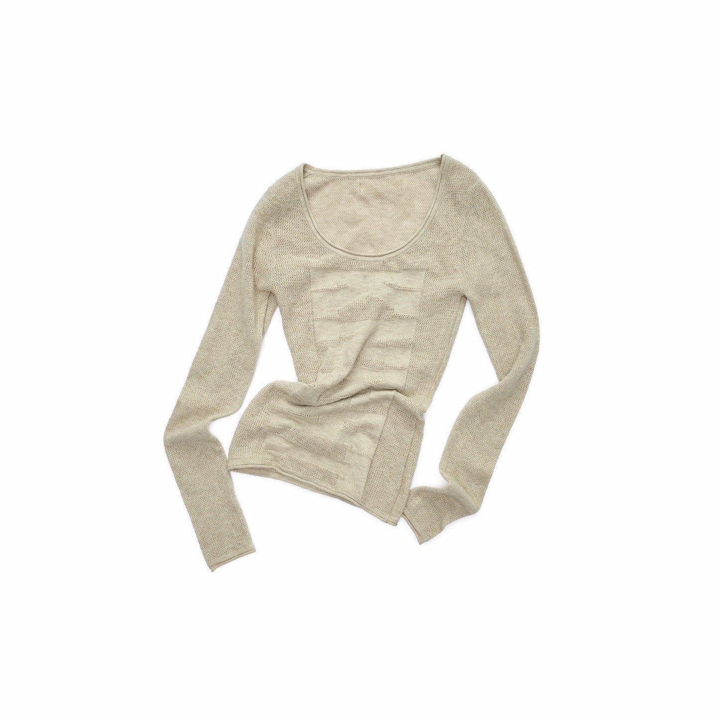 1JINN_STUDIO_Equestrian_Jacquard_Openwork_Slim_Fit_Knit_Women&