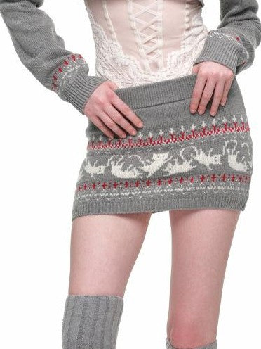1JINN STUDIO Fair Isle Animal Jacquard Women&