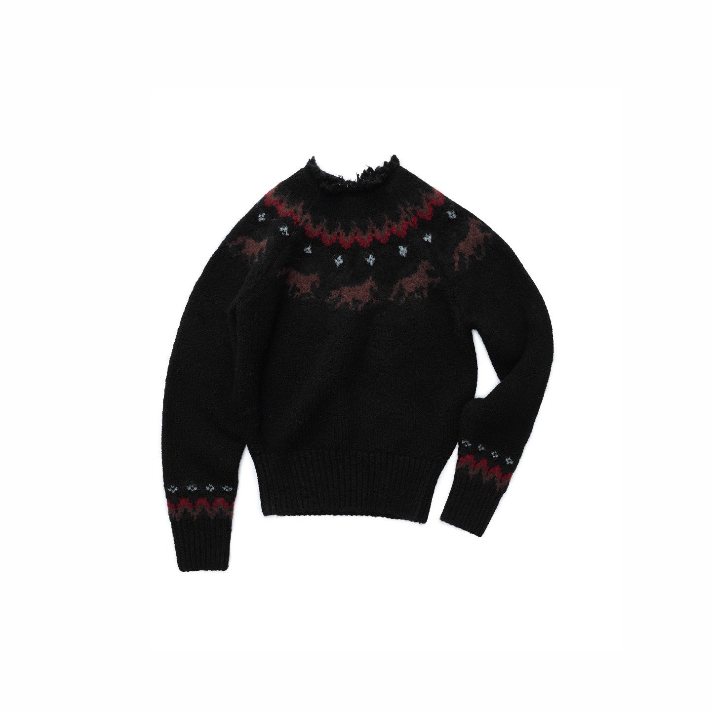 1JINN_STUDIO_Fair_Isle_Pony_Raglan_Frayed_Neckline_Women&