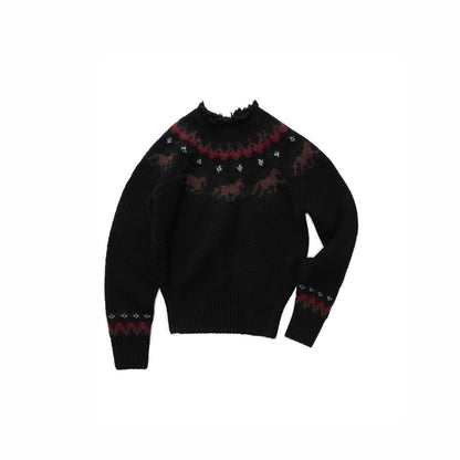 1JINN_STUDIO_Fair_Isle_Pony_Raglan_Frayed_Neckline_Women&