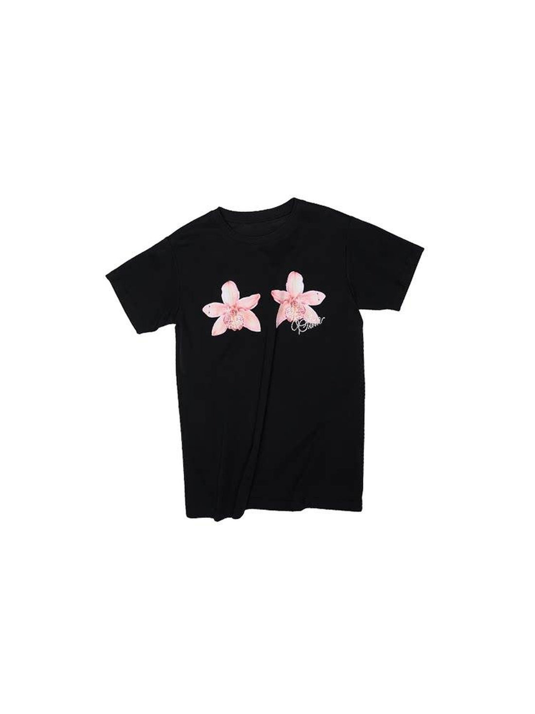 1JINN STUDIO Floral Print Straight Crewneck Women&