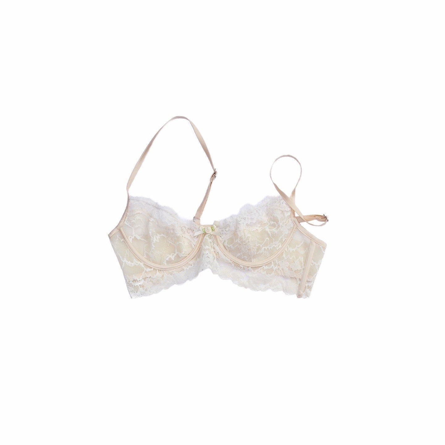 1JINN_STUDIO_French_Lace_Mesh_Floral_Push_Up_Underwire_Strap_Women&