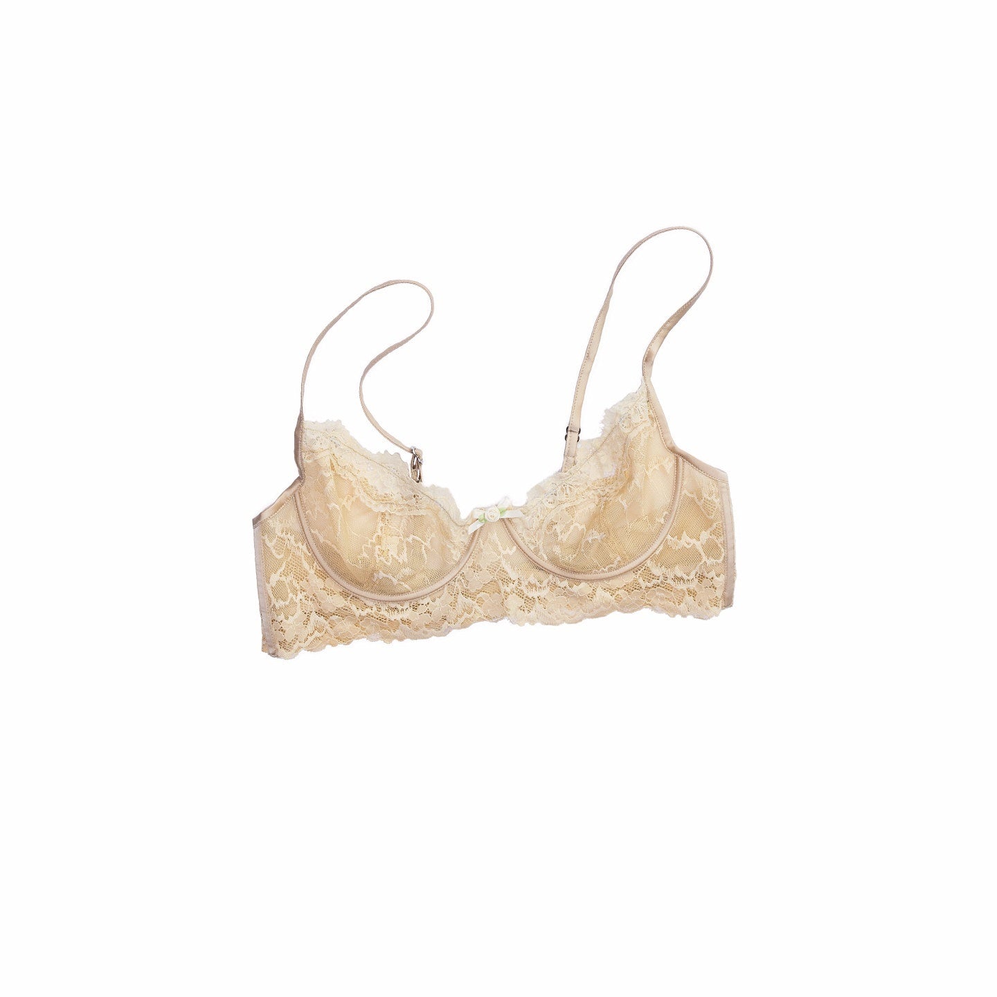 1JINN_STUDIO_French_Lace_Mesh_Floral_Push_Up_Underwire_Strap_Women&