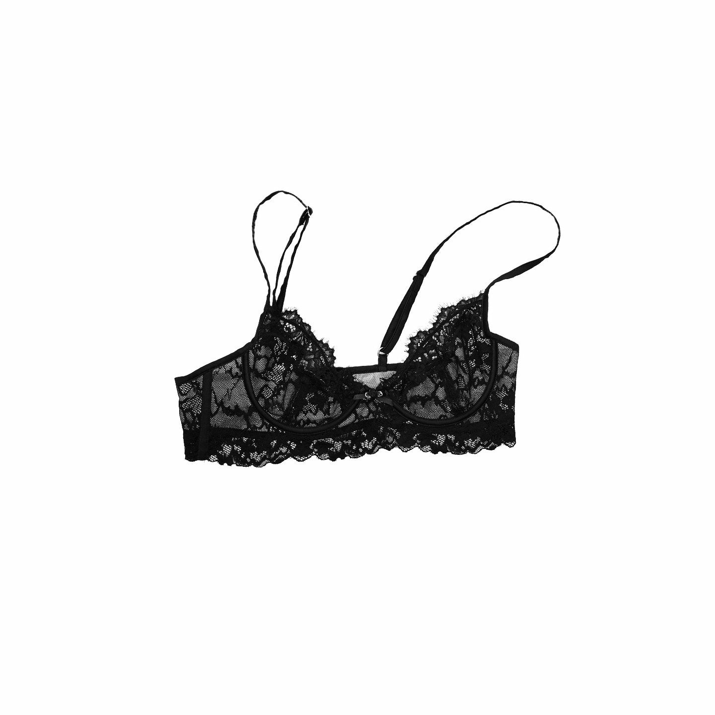 1JINN_STUDIO_French_Lace_Mesh_Floral_Push_Up_Underwire_Strap_Women&