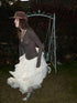 1JINN STUDIO French Lace Multi Layer Tulle Spliced Women&