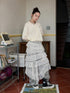 1JINN STUDIO Henley Collar Bud Sleeve Waist Cinched Women&