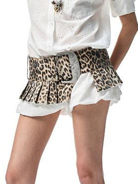 1JINN STUDIO Jacquard Cutout Drop Shoulder Double Bubble Women&