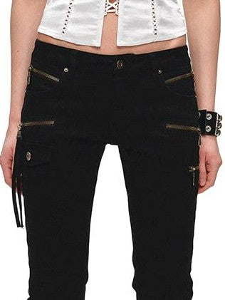 1JINN STUDIO Lace Boned Corset Tie Layered Women&