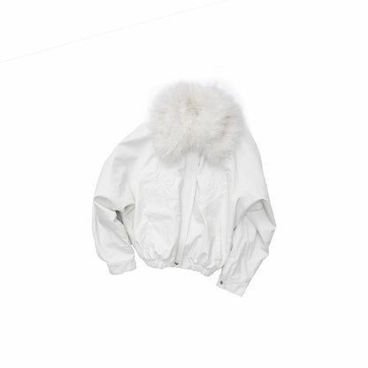 1JINN_STUDIO_Large_Fur_Collar_Embossed_Embroidery_Padded_Loose_Fit_Women&