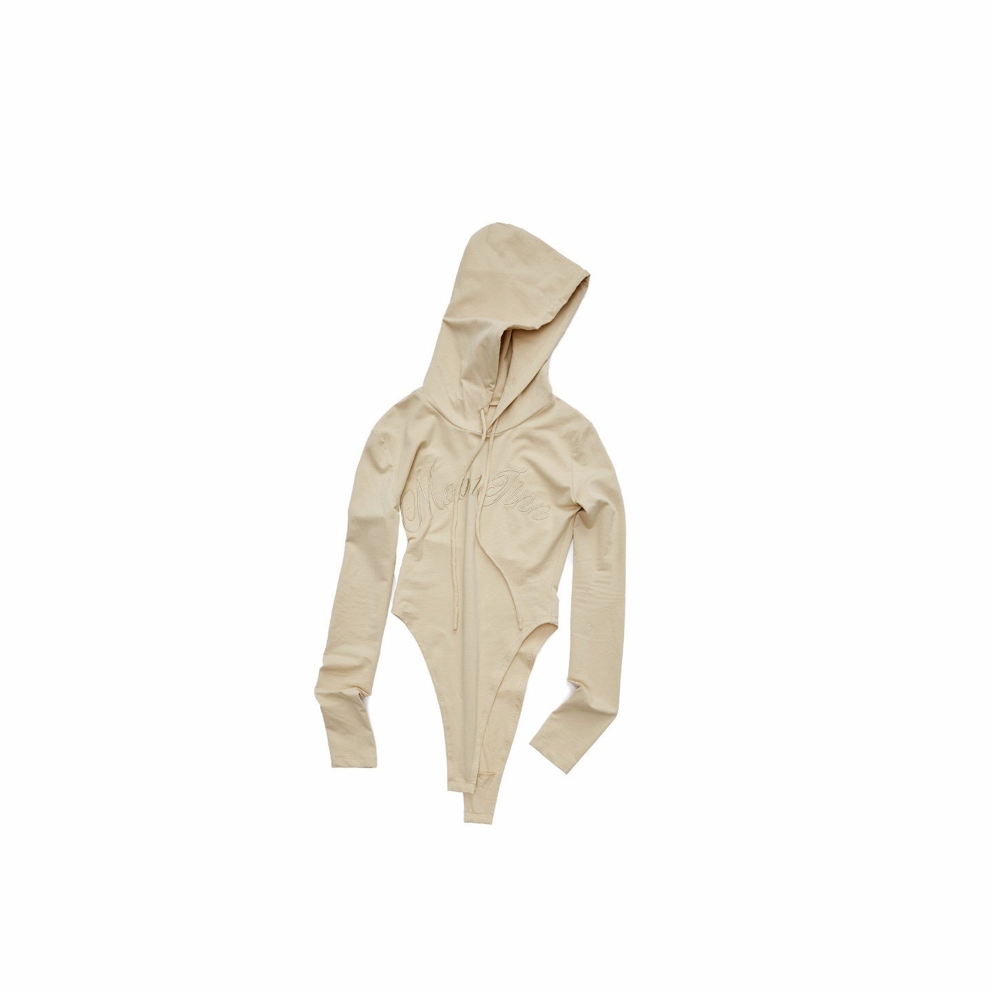 1JINN_STUDIO_Letter_Embroidered_Drawstring_Hooded_Slim_Waist_Women&