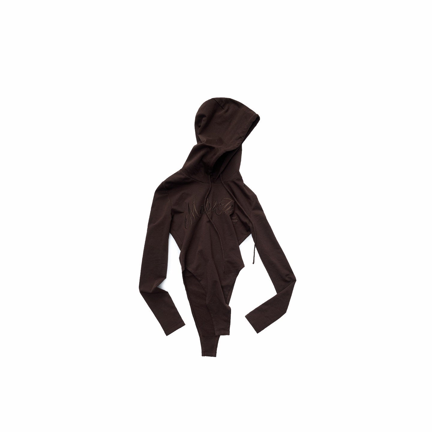 1JINN_STUDIO_Letter_Embroidered_Drawstring_Hooded_Slim_Waist_Women&