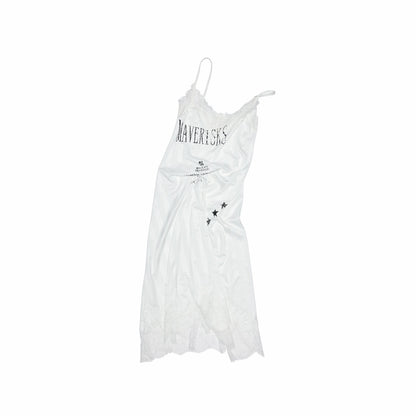 1JINN_STUDIO_Letter_Print_Lace_Patchwork_V-neck_Women&