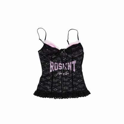 1JINN_STUDIO_Letter_Print_Lace_Up_Fishbone_Boned_Slimming_Women&
