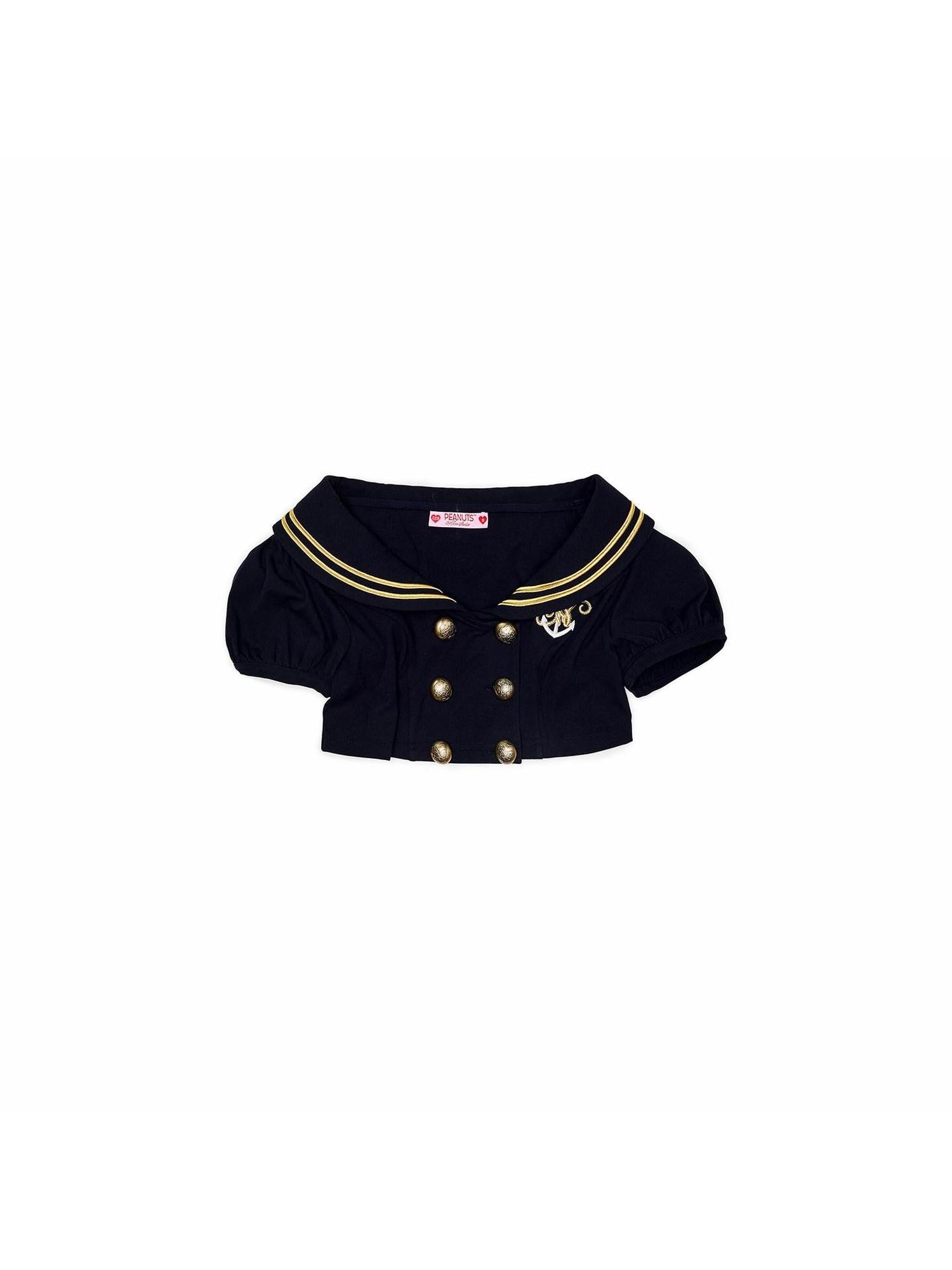 1JINN STUDIO Nautical Short Sleeve Minimalist Women&