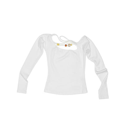 1JINN_STUDIO_One_Shoulder_Beaded_Tie_Slim_Fit_Women&