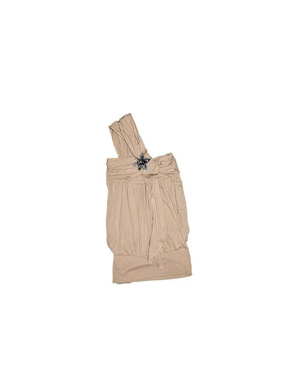 1JINN STUDIO One Shoulder Knotted Bustier Bodycon Women&