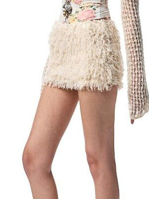 1JINN STUDIO Openwork Cable Knit Cropped Long Sleeve Women&