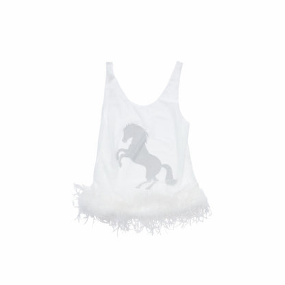 1JINN_STUDIO_Ostrich_Feather_Hem_Rhinestone_Embellished_U_Neck_Women&