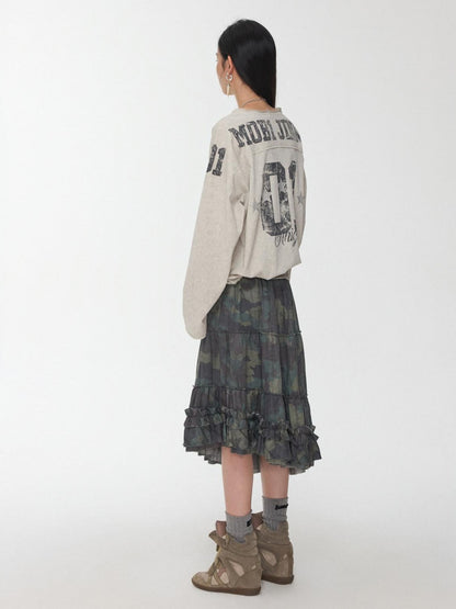 1JINN STUDIO Oversize Football Print Crystals Women&
