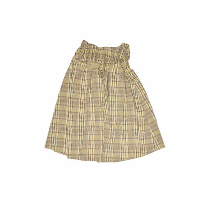 1JINN_STUDIO_Plaid_Backless_Halter_Drawstring_Mid_Length_Women&